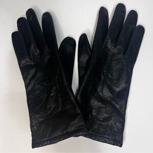 Fownes Genuine Leather Driving Dress Black Gloves – Size 8.5 | Lined Winter